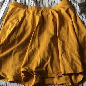 Forever 21 yellow skirt